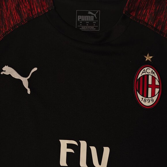 AC Milan 2018-2019 Third Jersey Kit Puma Size M Fly Emirates Serie A Soccer - Picture 3 of 14